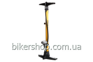 Насос підлоговий ONRIDE AirBlow сталевий з манометром макс.тиск 160 PSI голівка під FV/AV